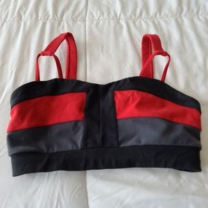 Jo + Jax XSA Tri-Color Crop Top